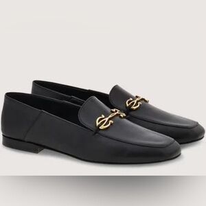 Ferragamo Louis Loafers with Gold Accent